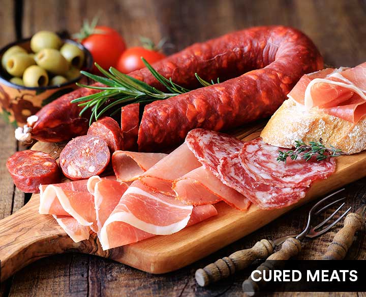 See our cured meats products